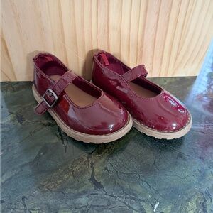 Old Navy Kids Maroon Mary Jane Shoes